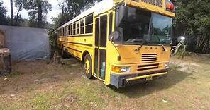 2001 international school bus for sale