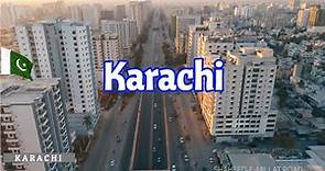 The city of Lights Karachi Pakistan || Aerial Views