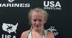 Molly Allen (IA), 2022 16U Nationals champion at 112 pounds
