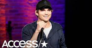 Ashton Kutcher Tweets His Phone Number & Asks Fans To Text Him! | Access