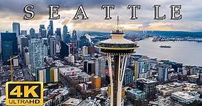 Seattle, Washington, USA in 4K ULTRA HD 🇺🇸 - Aerial views of Seattle skyline
