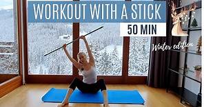 WORKOUT WITH A STICK - 50 min workout for strength, coordination, symmetry and alignment
