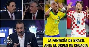 BRASIL VS CROACIA Todo el PODERÍO brasileño contra la RESISTENCIA croata en cuartos | Futbol Picante