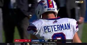 Nathan Peterman Throws 5 INTs in First Half of First NFL Start | Bills vs. Chargers | NFL Wk 11