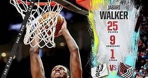 Jabari Walker Highlights (25 PTS) | Trail Blazers vs. Spurs | Dec. 29