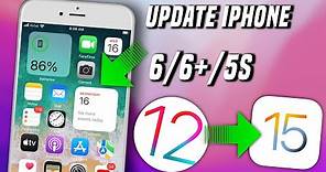 how to update ios 15 in iphone 6 ||how to update ios 15 in iphone 6 plus || update ios 15 on ios 12