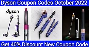 Dyson Promo Codes 2022 | Get 40% Off Verified Dyson Discount Code | New 5 Dyson Coupon Code