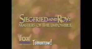 1996 Siegfried and Roy Masters of the Impossible Cartoon on FOX Kids Network Promo