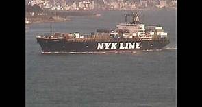JAPANESE SHIPPING COMPANY "NIPPON YUSEN KAISHA" (NYK) CONTAINER SHIP