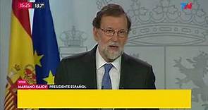 Rajoy disolvió el Parlamento de Cataluña