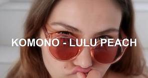 KOMONO Lulu Peach shades | Paulina Stepowska