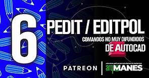 ⚡​ Patreon | PEDIT | EDITPOL | #6 Comandos no muy difundidos de AutoCAD