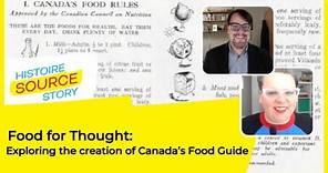 Food for Thought: Exploring the creation of Canada’s Food Guide