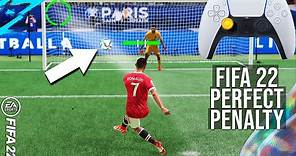 FIFA 22 - HOW TO SHOOT THE PERFECT PENALTY - HOW TO SCORE A PENALTY - HOW TO WIN PENALITIES