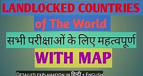 Landlocked Countries of The World | World Geography with Map | Decoding Jobs