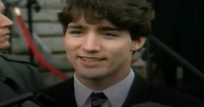 Young Justin Trudeau Speaks About Death of His Brother Michel Trudeau & His Father