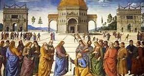 Lecture 3 - Pietro Perugino, Handing of the Keys to Saint Peter, 1481 (Sistine Chapel, Vatican)