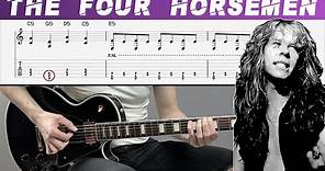 METALLICA - THE FOUR HORSEMEN (Guitar cover with TAB | Lesson)