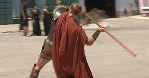 Gaia Weiss of "The Legend Of Hercules" Throws A Spear Like A Goddess