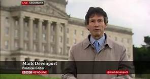 BBC Newsline - Our Political Editor Mark Devenport was at...