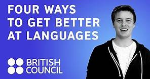 Four ways to get better at languages