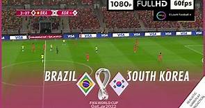 BRASIL vs COREA DEL SUR | Mundial Qatar 2022 • Octavos de final | SimulaciónRealista