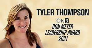 Tyler Thompson, KSR Editor-in-Chief, wins 2021 Don Meyer Leadership Award