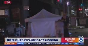 Three people shot in North Hollywood