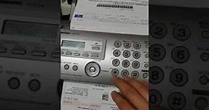 Panasonic普通紙 fax機