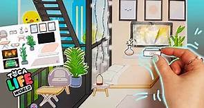 Toca Life World: Aesthetic House Design / DIY Quiet Book Toca Boca /Paper Doll Toca Boca