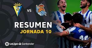 Resumen de Cádiz CF vs Real Sociedad (0-1)