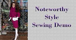 How To Sew A Doll Dress and Coat / Doll Clothes Sewing Tutorial / Noteworthy Style Pattern