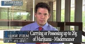 Orlando Criminal Defense Lawyer - Maximum Penalty for Possession of Marijuana