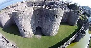 Beaumaris castle and town on Anglesey
