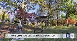 Rochester’s Mount Hope Cemetery recognized for its botanic gardens