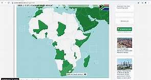 Seterra map quiz Africa 100%