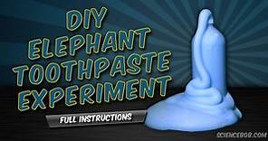Home Version of Elephant Toothpaste!