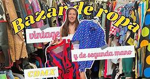 Visité un bazar de #ropavintage y de segunda mano en la #CDMX - Danne Chimal