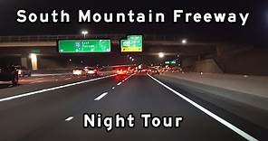 South Mountain Freeway Night Tour - Loop 202 - Phoenix, Arizona - 2020/03/05