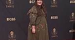 Aidy Bryant is a floral beauty in army green dress at the 2021 Emmy Awards