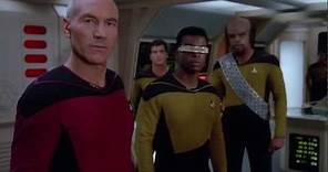 Picard's very first borg contact Star Trek TNG (HD)