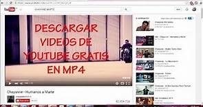 DESCARGAR VIDEOS MP4 GRATIS
