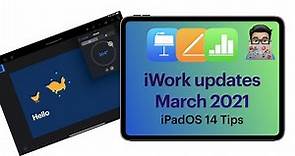 iPad Tips: iWork updates March 2021 (iPadOS 14)