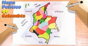 Cómo dibujar el mapa de Colombia con División Política