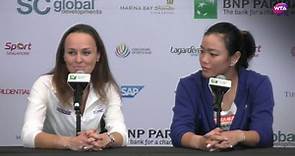 Martina Hingis & Latisha Chan - WTA Finals Press conferrence