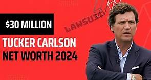 How Rich Is Tucker Carlson? Net Worth In 2024? Fox Salary & Lawsuit #subscribe