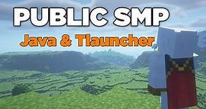 NEW Public Minecraft SMP! (Java & Tlauncher)