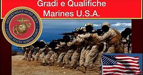 Gradi e Qualifiche Corpo dei Marines Stati Uniti D'America