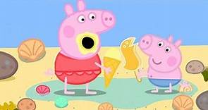 Peppa Pig Jumps in Muddy Puddles and Goes to the Beach 🐷 | Peppa Pig Official Family Kids Cartoon