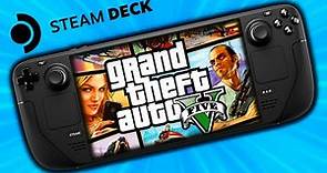 Grand Theft Auto V - Steam Deck Gameplay Steam OS